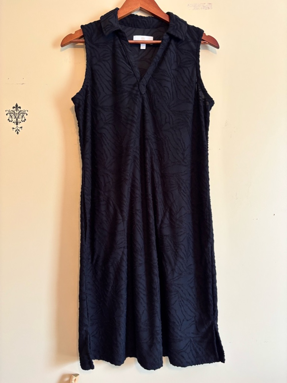 Susan Graver swim cover dress size small black - Picture 2 of 6